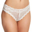 HEIDI by Heidi Klum Pristine-Ivory Mesh/Lace-Dot Cheeky Bikini