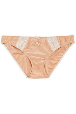 HEIDI by Heidi Klum Toasted-Almond Marl/Pristine Lace Bikini Brief thumbnail 2