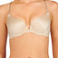 HEIDI by Heidi Klum Toasted-Almond/Pristine Racerback Lace T-Shirt Bra
