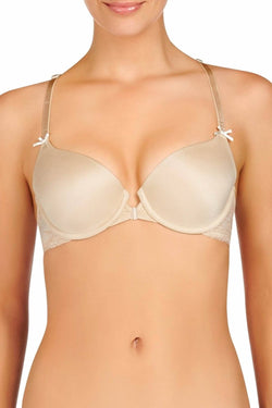 HEIDI by Heidi Klum Toasted-Almond/Pristine Racerback Lace T-Shirt Bra thumbnail 2