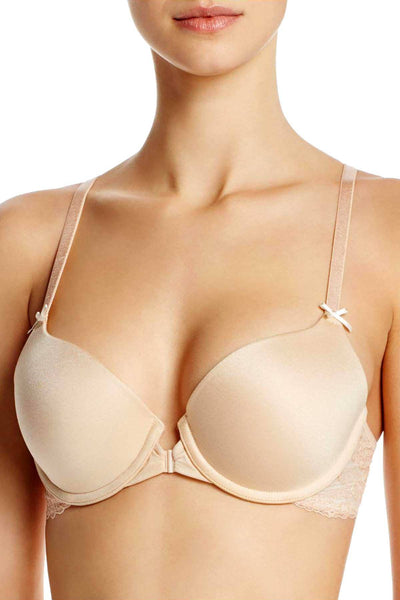HEIDI by Heidi Klum Toasted-Almond/Pristine Racerback Lace T-Shirt Bra