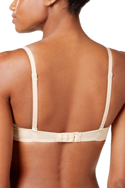 HEIDI by Heidi Klum Toasted-Almond Super-Boost Geometric-Lace Bra thumbnail 2