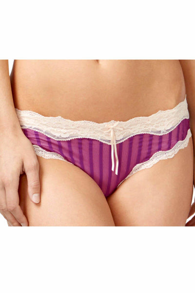 HEIDI by Heidi Klum Wild-Aster/Peony Mesh/Lace Cheeky Panty