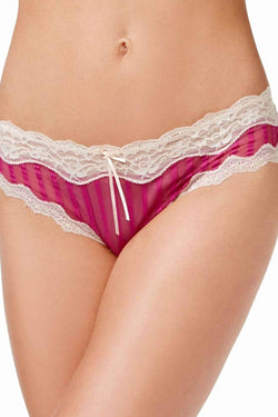 HEIDI by Heidi Klum Wild-Aster/Peony Mesh/Lace Striped Hipster thumbnail 3