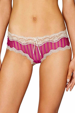 HEIDI by Heidi Klum Wild-Aster/Peony Mesh/Lace Striped Hipster thumbnail 1