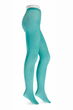 HUE Baltic-Turquoise Opaque Tights thumbnail 1