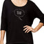 HUE Black 'Ello Graphic-Print Lounge Tee