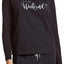 HUE Black Keyhole-Back Weekend Lounge Top
