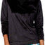 HUE Black Sueded Fleece Top and Snowman-Printed Pant 3-Piece Pajama Set
