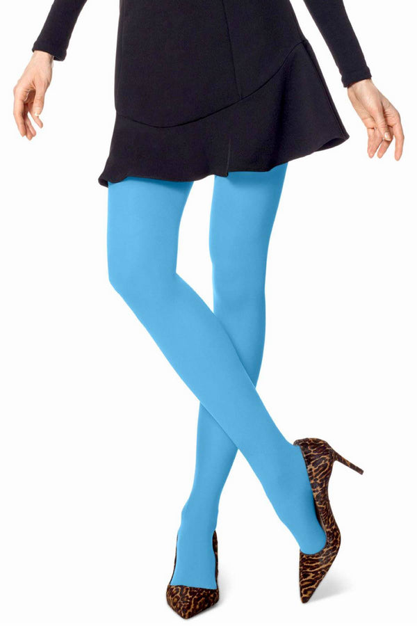 HUE Bluejay Opaque Tights