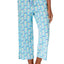 HUE Button-Blue Birdie-Whistle Capri PJ Pant