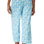 HUE Button-Blue Birdie-Whistle Capri PJ Pant