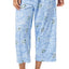 HUE Chambray-Blue Play-Nice Printed Capri Pajama Pant