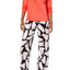 HUE Lollipop-Red Sueded Fleece Top and Bear-Printed Pant 3-Piece Pajama Set
