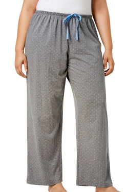 HUE PLUS Dark-Heather Grey/Rio-Dots Polka-Dot PJ Pant thumbnail 2