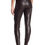 HUE PLUS Espresso Leatherette Legging