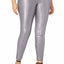 HUE PLUS Filament-Grey Leatherette Legging