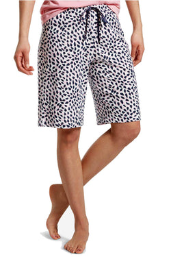 HUE PLUS Snow-White Spotted Bermuda Pajama Short thumbnail 1