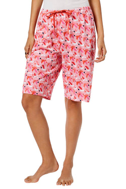 HUE PLUS Taffy-Pink Origami Birds Bermuda Sleep Short thumbnail 1