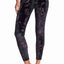 HUE Potent-Purple Juliet Floral Velvet Legging