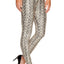 HUE Taupe Python Embossed-Print Leatherette Legging