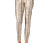 HUE Taupe Python Embossed-Print Leatherette Legging