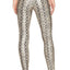 HUE Taupe Python Embossed-Print Leatherette Legging