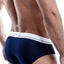 HUNG Navy/White Mesh-Pouch Brief