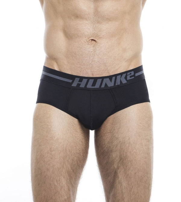 HUNK2 Black Adonis Dunkel Brief