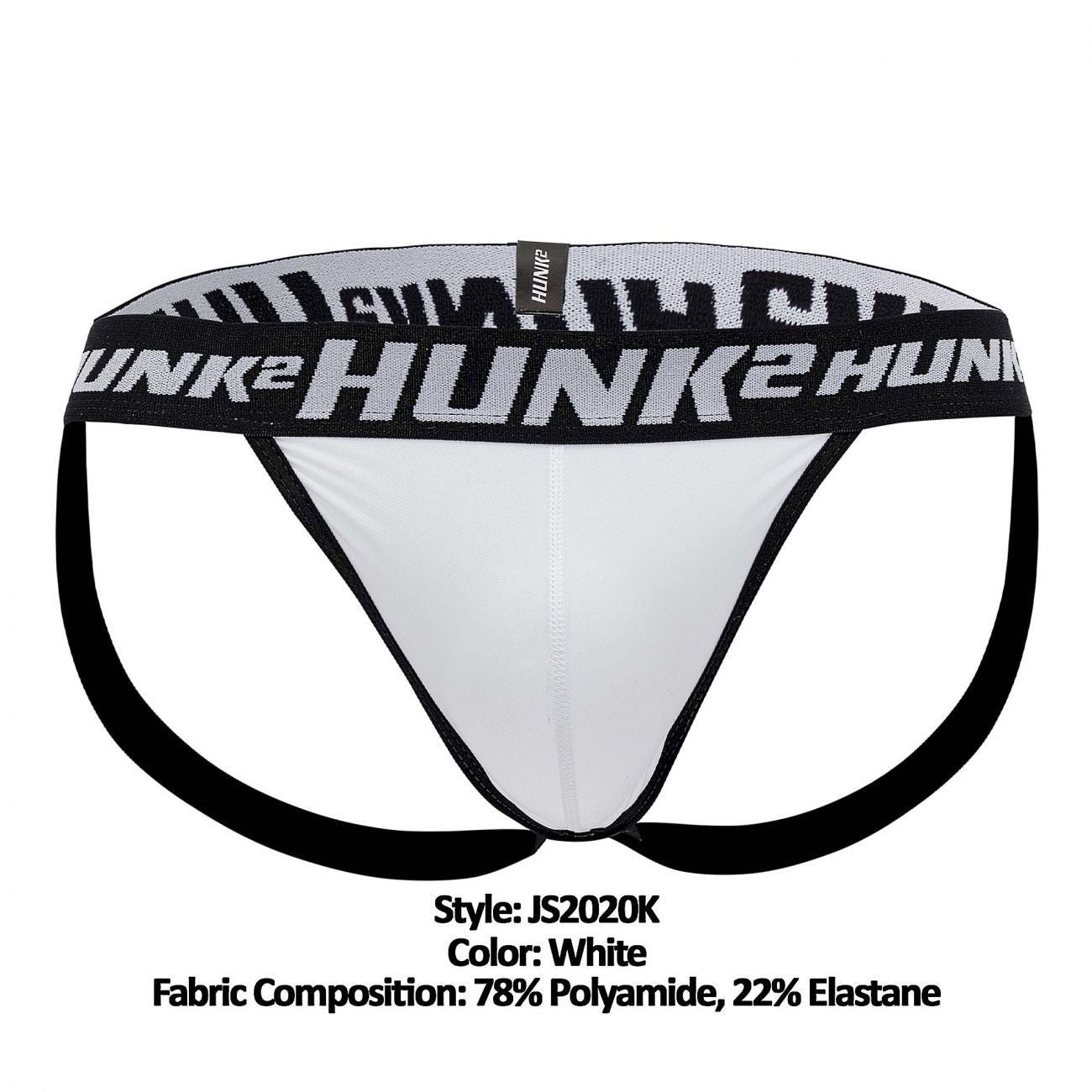 HUNK2 JS2020K Phoenix NeonstrahlÂ² Jockstraps Color White