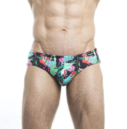 HUNK2 SB20191B SchlangeÂ² Reversible Swim Briefs Color Turquoise thumbnail 1