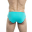 HUNK2 SB20191B SchlangeÂ² Reversible Swim Briefs Color Turquoise
