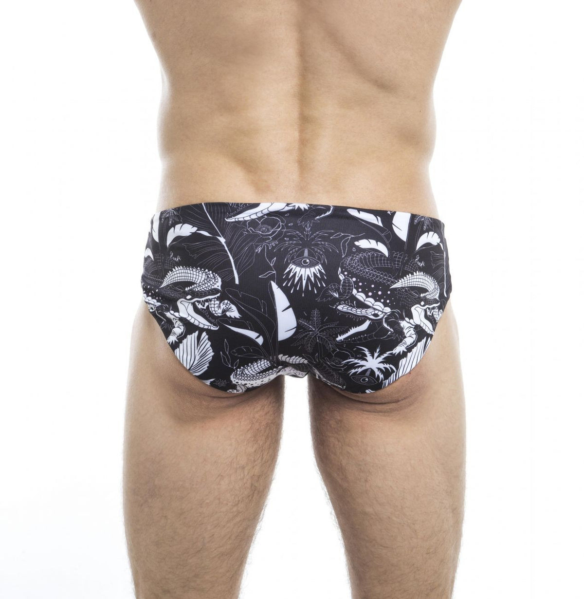 HUNK2 SB20201C EinfarbigÂ² Reversible Swim Briefs Color White