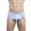HUNK2 ST20191A LezardÂ² Reversible Swim Trunks Color Blue