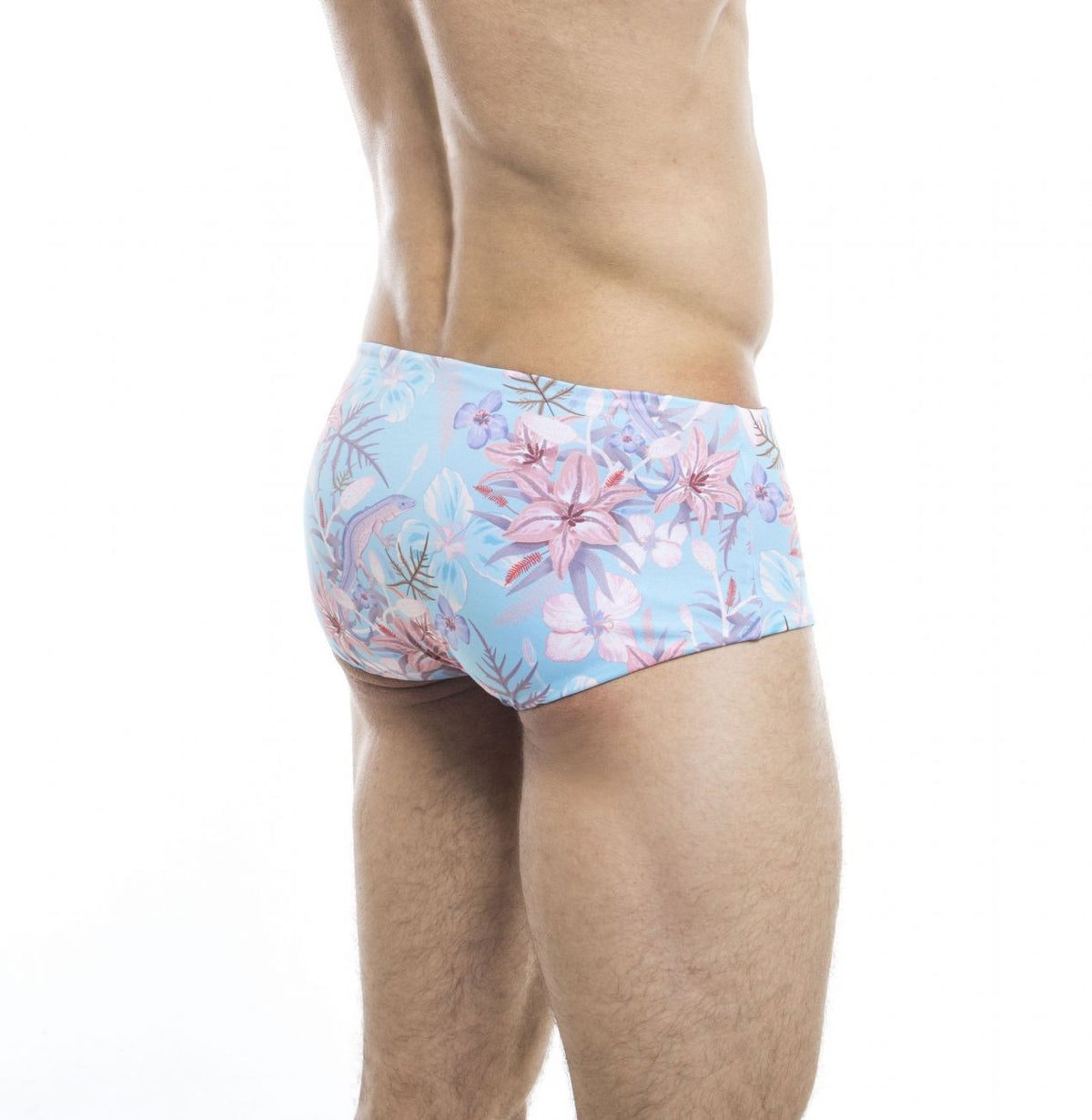 HUNK2 ST20191A LezardÂ² Reversible Swim Trunks Color Blue