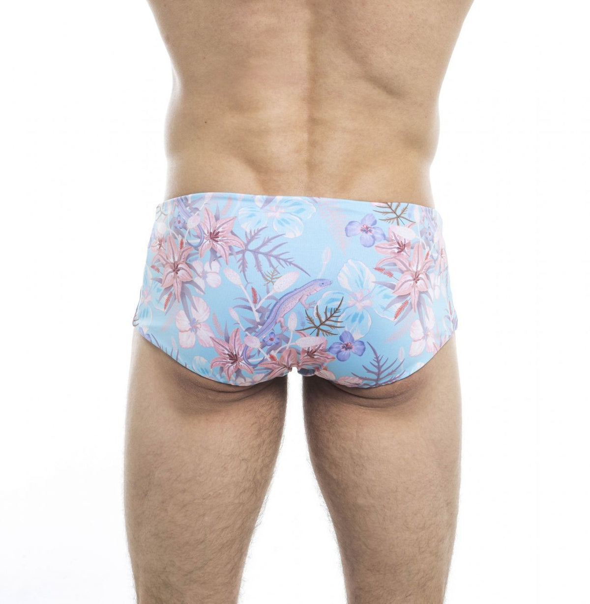 HUNK2 ST20191A LezardÂ² Reversible Swim Trunks Color Blue