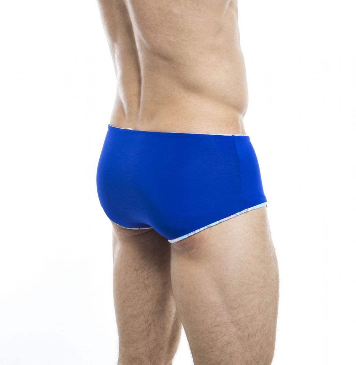 HUNK2 ST20191A LezardÂ² Reversible Swim Trunks Color Blue