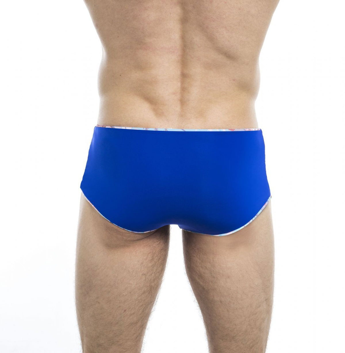 HUNK2 ST20191A LezardÂ² Reversible Swim Trunks Color Blue