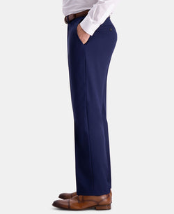 Haggar Active Series Herringbone Classic-fit Suit Separate Pants Midnight thumbnail 3