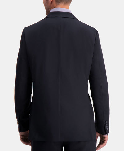 Haggar Active Series Herringbone Slim-fit Suit Separate Jacket Black
