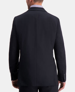 Haggar Active Series Herringbone Slim-fit Suit Separate Jacket Black thumbnail 2