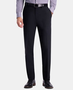 Haggar Active Series Herringbone Slim-fit Suit Separate Pants Black thumbnail 1