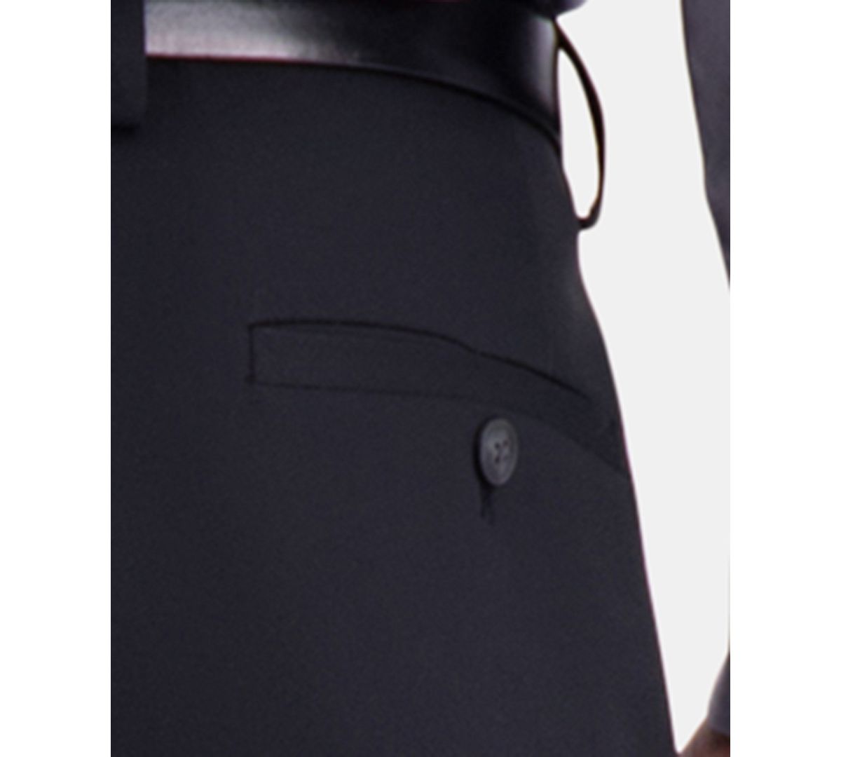 Haggar Active Series Herringbone Slim-fit Suit Separate Pants Black