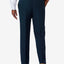 Haggar Big & Tall Cool 18pro Classic-fit Expandable Waist Flat Front Stretch Dress Pants Navy