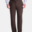 Haggar Big & Tall Premium Comfort Stretch Classic-fit Solid Flat Front Dress Pants Dark Chocolate