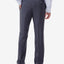 Haggar Eclo Stria Classic Fit Flat Front Hidden Expandable Dress Pants Medium Grey