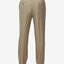 Haggar Eclo Stria Classic Fit Flat Front Hidden Expandable Dress Pants Taupe