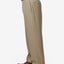 Haggar Eclo Stria Classic Fit Flat Front Hidden Expandable Dress Pants Taupe