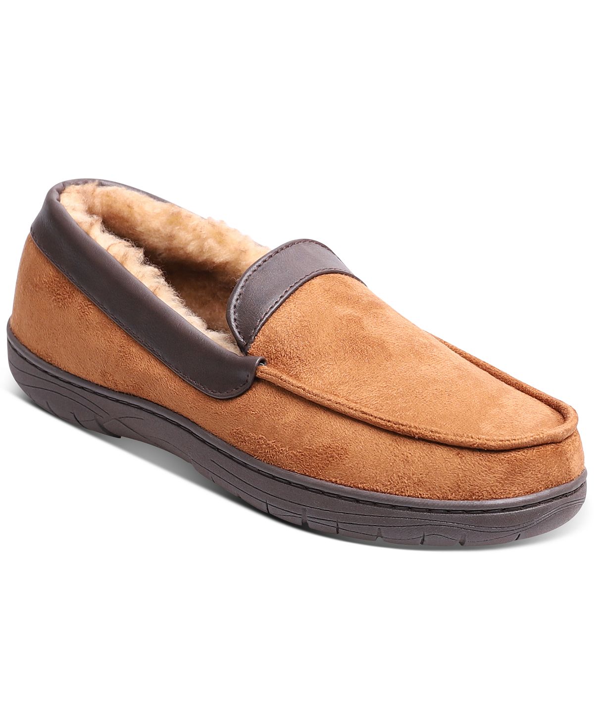 Haggar Faux-shearling Venetian House Slippers Tan