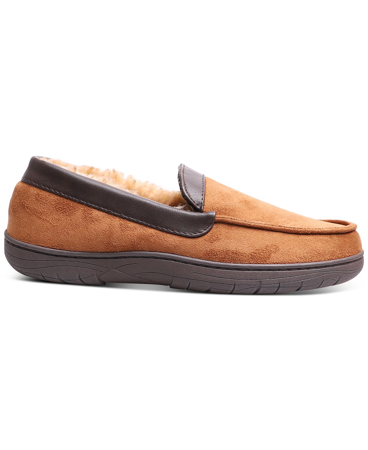 Haggar Faux-shearling Venetian House Slippers Tan